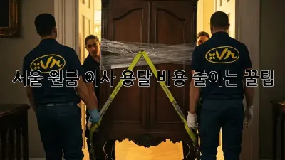 서울 원룸 이사, 용달 비용 줄이는 꿀팁!